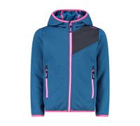 Hooded jacquard knit fleece for girls CMP Gris 8 ans