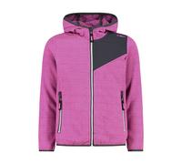 Hooded jacquard knit fleece for girls CMP Rose 14 ans