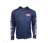 Hooded long sleeve top Penn Pro Bleu 2XL