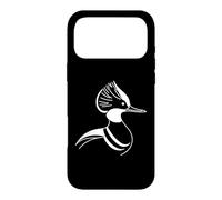 Hooded Merganser Line Art Birdwatcher Case for iPhone 17 Pro Max