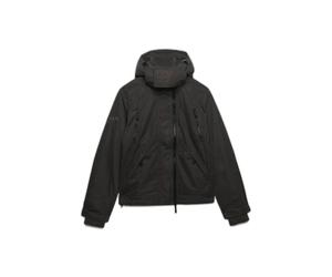 Hooded microfibre windbreaker Superdry Arctic Noir M