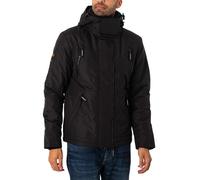 Superdry Men's Hooded Mountain Windbreaker Jacket, Black