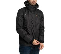 Hooded Mountain Windbreaker Jacket Black S