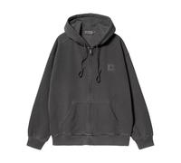 Hooded Nelson Jacket, male, Carhartt Wip, Zip-throughs, Black, S, Sweatshirts & Hoodies S