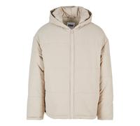 Hooded padded jacket Urban Classics Beige S