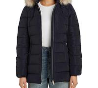 Tommy Hilfiger Women's Heritage Down Tyra Jkt With Fur Ww0ww43600 Puffer Jacket, Blue (Desert Sky), XS
