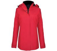 Hooded Parka Jacket Kariban Red XL