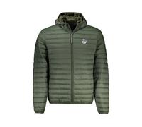 Hooded Polyamide Jacket with Applique - male - North Sails - Winter Jackets - Green - XL - Jackets XL