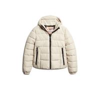 Hooded Puffer Jacket Superdry Spirit Sports Blanc S