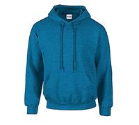 Hooded Pullover Sweat Shirt Heavy Blend 50/50 7.75 oz. by Gildan (Style# 18500) - grey - XXXL