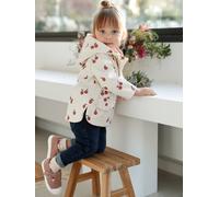 Hooded Raincoat for Baby Girls ecru