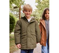 Hooded Sherpa-Lined Parka for Boys khaki