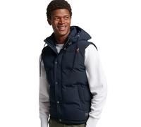 Hooded sleeveless jacket Superdry Everst Bleu L