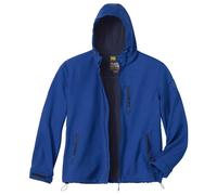 Hooded Soft Shell Jacket Atlas for Men Blue 5XL