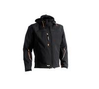 Hooded softshell jacket Herock Poseidon Noir XL