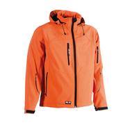 Hooded softshell jacket Herock Poseidon Orange L
