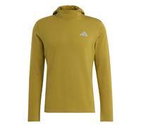 adidas Men's Adi365 Running Essentials Winterized Long Sleeve Sweatshirt, sand green, M