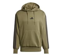 adidas Essentials Fleece 3-Stripes Hoodie Mens S Green