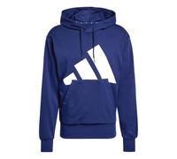 Hooded sweatshirt adidas Essentials Big Logo Bleu S