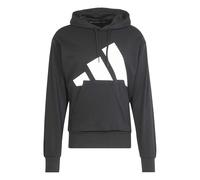 adidas Men's ESSENTIALS BIG LOGO FRENCH TERRY HOODIE, Black/White, XL