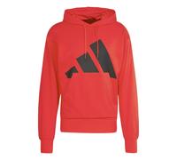 Hooded sweatshirt adidas Essentials Big Logo Rouge L