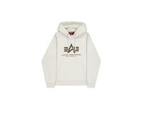 Hooded sweatshirt Alpha Industries Basic Big Logo Effect Print Grey L