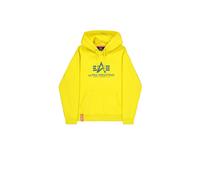 Hooded sweatshirt Alpha Industries Basic Big Logo Jaune XS