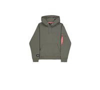Hooded sweatshirt Alpha Industries Label Back Print Vert 3XL