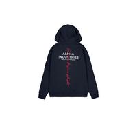 Hooded sweatshirt Alpha Industries Signature BP Bleu S