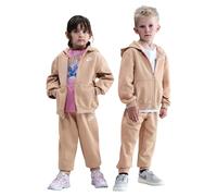 Hooded sweatshirt and joggers set for children Nike Club Beige 2/3 ans