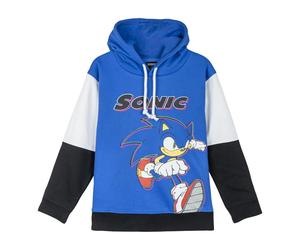 Hooded Sweatshirt Cotton Brushed Sonic BLUE - 6 Years | MALE CERDà