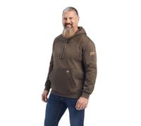 Hooded sweatshirt duracanvas Ariat Rebar Workman Marron S