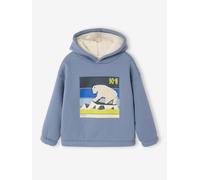 Hooded sweatshirt for boys medium blue