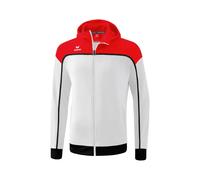 Erima Unisex Kid's Change Training Jacket with Hood, White/Red/Black, 164