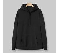 Hooded Sweatshirt for Men with Pockets Men's Winter Letter Print Pattern Hooded Sweatshirt Fabric Is Thickened Fleece Lined. To The Person Behind Me Hoodie Positive Mental Hoodie (L) Black