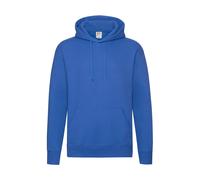 Hooded sweatshirt Fruit of the Loom Premium Bleu S