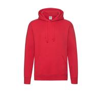Hooded sweatshirt Fruit of the Loom Premium Rouge S