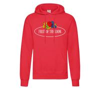 Hooded sweatshirt Fruit of the Loom Rouge L