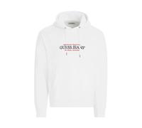 Hooded sweatshirt Guess America Trad Blanc L