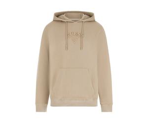 Hooded sweatshirt Guess Textured Patch Logo Beige XL