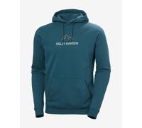 Hooded sweatshirt Helly Hansen F2F Cotton teal - S