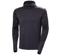 Hooded sweatshirt Helly Hansen LIFA MERINO MIDW BLC HOODIE (BLACK GRAPE ARC REFLECT AO) men