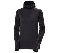 Hooded sweatshirt Helly Hansen W LIFA MERINO MIDW BLC HOODIE (BLACK GRAPE ARC REFLECT AO) Women