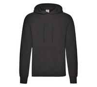 Hooded Sweatshirt Hoodie Fruit Of The Loom Black 4XL