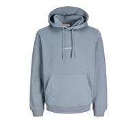 JACK & JONES Mens Norrebro Emb Hoodie Tradewinds L