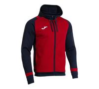 Joma Lider Full Zip Sweatshirt Red L