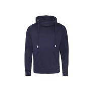 Just Hoods by AWDIS Hoodie, Cross Neck, Men's Blue (Oxford Navy), Small
