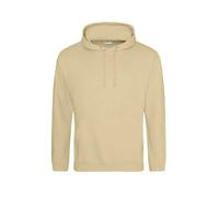 AWDis Men's College Hoodie, Beige (Desert Sand), Medium