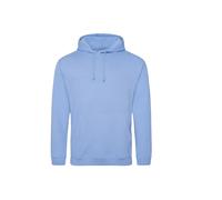 AWDis Men's College Hoodie, Blue (Cornflower Blue), XX-Large