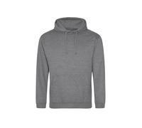Just Hoods by AWDIS College Hoodie JH001 Unisex Cotton/Polyester Graphite Heather
